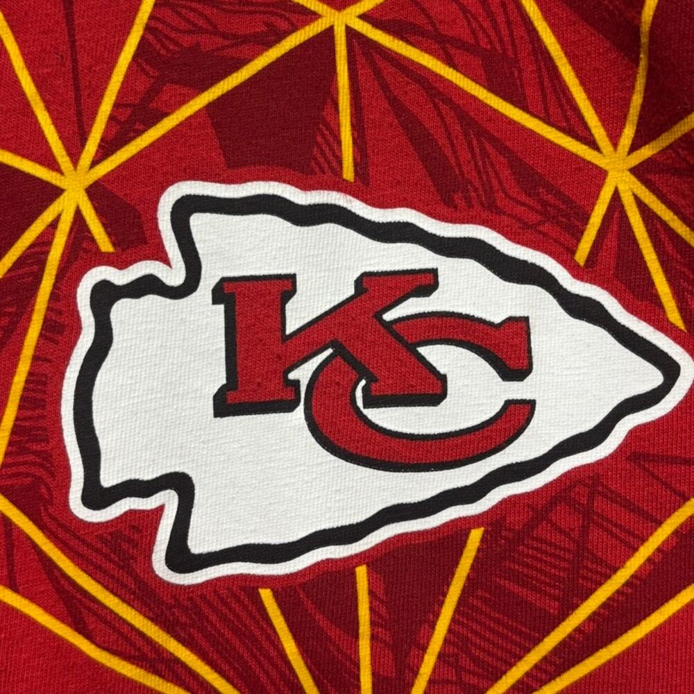 Nike Dri-FIT Kansas City Chiefs Shirt Mens Large L Red Geometric Football Tee - Picture 3 of 8